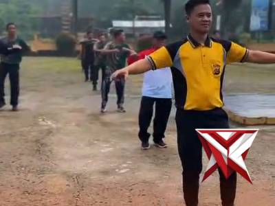 OLAHRAGA BERSAMA FORKOMPIMCAM TUNGKAL JAYA. - PoliceTube