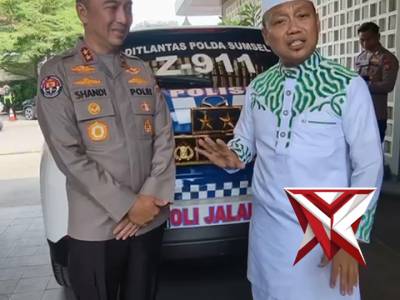 Mobil Dinas Kapolda Sumsel Menggunakan Mobil Polantas