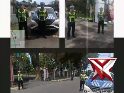 GIAT PATROLI SATLANTAS POLRES OKI