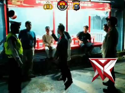 Sambang Pos Sat Kamling Polsek Pangkalan Kerinci