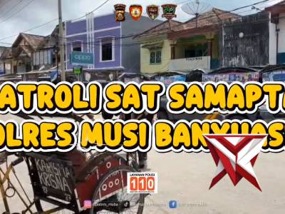 Patroli sat samapta polres muba IK3