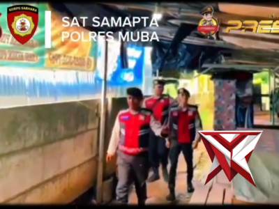 Sat Samapta Polres Muba Melaksanakan Patroli Di Seputaran Kota - PoliceTube
