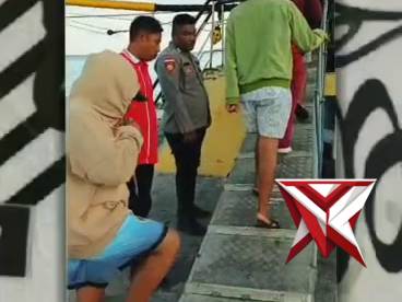 KP3 polsek babar timur melaksanakan pengamanan embarkasi & debarkasi