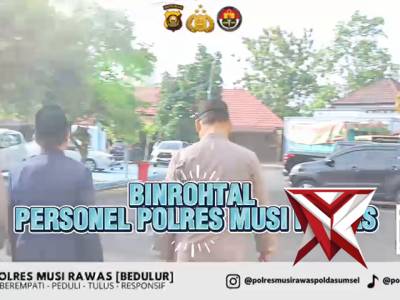 Selaraskan Program Kapolda Sumsel, Polres Musi Rawas Bentuk Personel Berakhlak Lewat Binrohtal