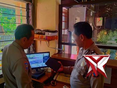 Serah terima piket penjagaan