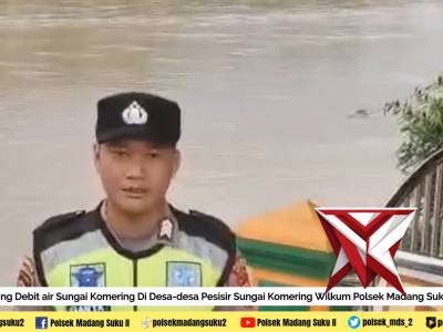 Giat Monitoring Debit air Sungai Komering Di Desa-desa Pesisir Sungai Komering