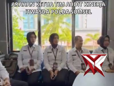 Audit Kinerja Tahap I Itwasda Polda Sumsel di Ditresnarkoba Polda Sumsel