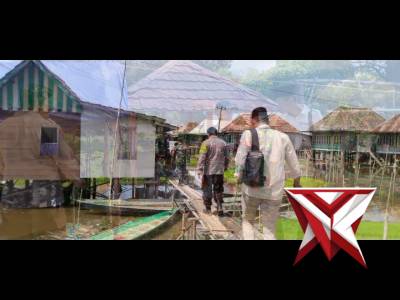 Kanit Binmas Polsek Jejawi dan Babinsa melaksanakan giat sambang ke Desa Binaan