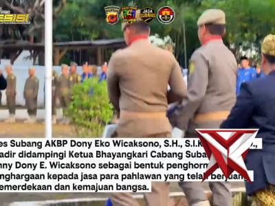 Kegiatan Upacara Ziarah Dalam Rangka Peringatan Jadi Ke-78 Kab.Subang