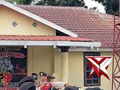 Pam aksi damai di desa tebing suluh