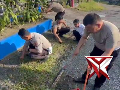 MELAKSANAKAN KURVEY SATLANTAS POLRES OKI