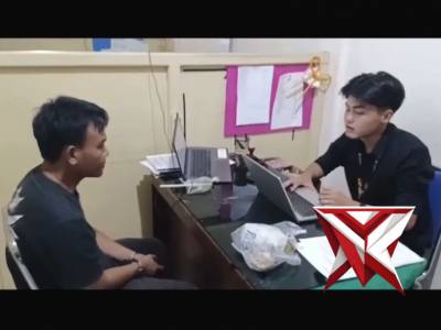 Pemeriksaan terhadap tersangka sajam oleh Unit pidum