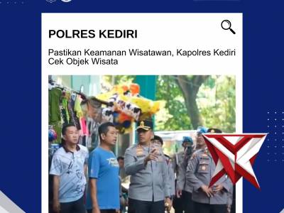 Kapolres Kediri Tinjau Objek Wisata, Pastikan Keamanan Pengunjung