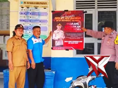 Sosialsisasi & imbauan larangan musik remix pada acara pernikahan