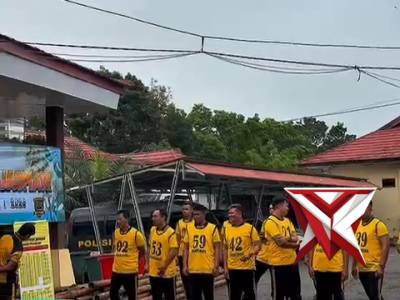 Personel polres Musi Rawas laksanakan tes kesjas