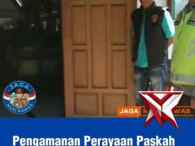 Polsek Purwodadi-Polres Musi Rawas.Laks Pengamanan Paskah di gereja Santo Yusup.purwodadi - PoliceTube