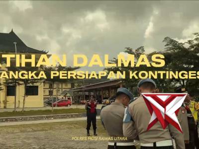Giat latihan dalmas dalam rangka persiapan kontingensi polres muratara - PoliceTube