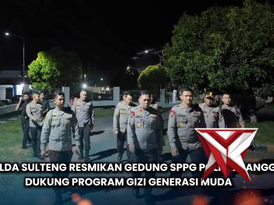 Kapolda Sulteng Irjen Pol Dr. Endi Sutendi meresmikan Gedung Satuan Pelayanan Pemenuhan Gizi - PoliceTube