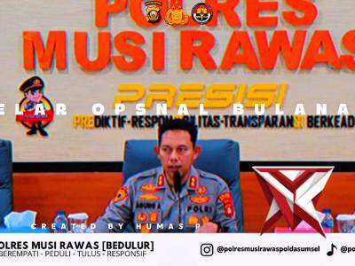 Gelar Opsnal Polres Mura dalam rangka mendukung kebijakan Kapolda sumsel  IJP DR. Sandi Nugroho