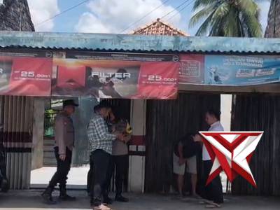Polsek babat Toman memberikan bantuan kepada warga yang mengalami musibah kebakaran ????