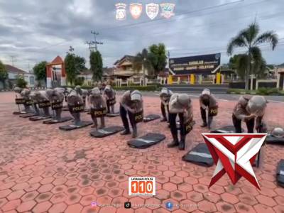 PERSONIL ANGGOTA POLRES MUBA MELAKSANAKAN LATIHAN DALMAS (SM7)?