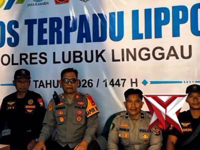 Pamapta Polres Lubuk Linggau bersama personel SPKT