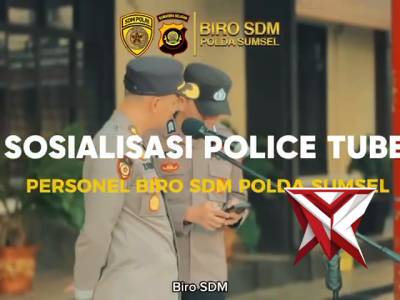 Biro SDM Polda Sumatera Selatan melaksanakan Apel Pagi dan sosialisasi Aplikasi Polri Police Tube - PoliceTube