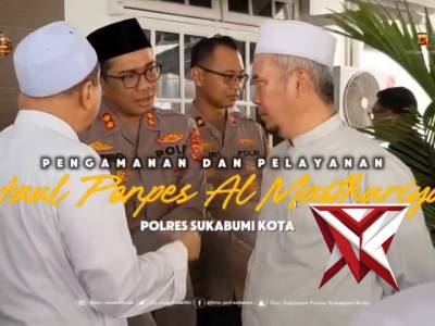 Kapolres Sukabumi Kota hadiri Haul Ponpes Almatsuriyah.