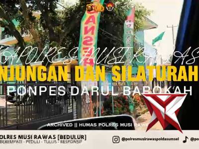 Silaturahmi Kapolres Mura ke pondok pesantren