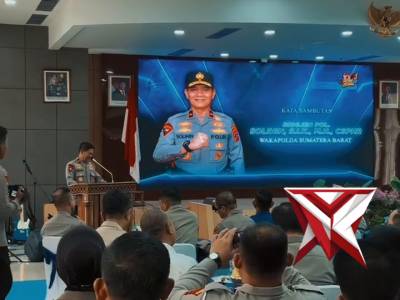 Wakapolda Sumbar Membuka Rakernis Fungsi Lantas T.A. 2025 - PoliceTube