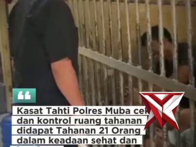 KASAT TAHTI
CEK DAN KONTROL RUANG TAHANAN ( SM13 )