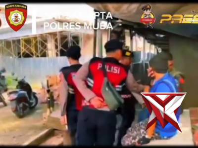 Sat Samapta Polres Muba melaksanakan kegiatan Patroli Rutin di tempat keramaian 1