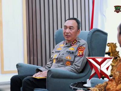 Kapolda Sumatera Selatan Irjen Pol Dr. Sandi Nugroho menerima audiensi jajaran pimpinan PLN UID S2JB