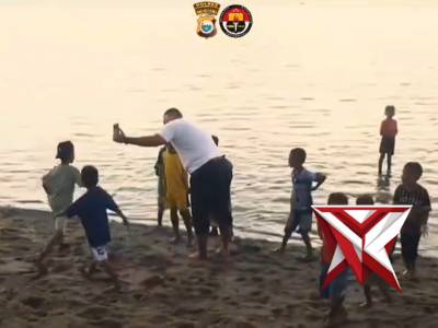 Kapolres Halmahera Barat Turut Hadir Dalam Rangka Penanaman Pohon Mangrove Dan Pelepasan Tukik