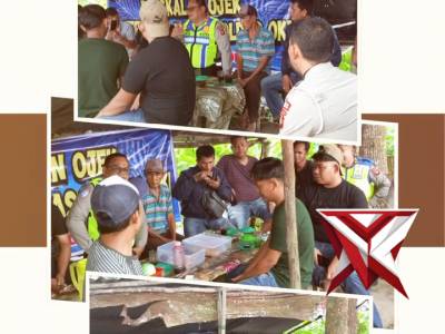 Polantas Menyapa Pangkalan Ojek