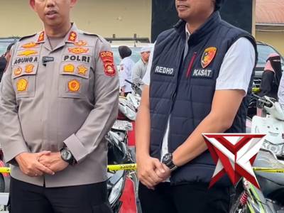 Dalam kegiatan konferensi pers curanmor yang ada di Polda Sumsel yang mana dipimpin langsung.