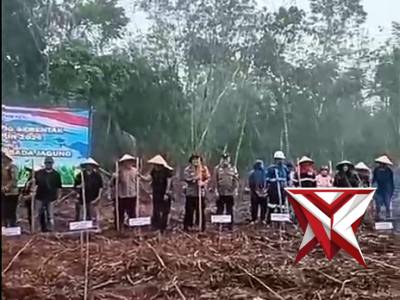 Penanaman Jagung Kuartal II TA 2026 Polsek Lais - PoliceTube