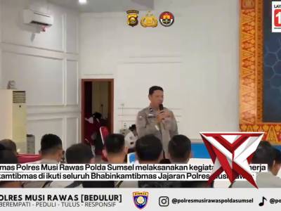 Title

Polres Musi Rawas, Sat Binmas Gelar Anev Kinerja Bhabinkamtibmas Jajaran April 2026.