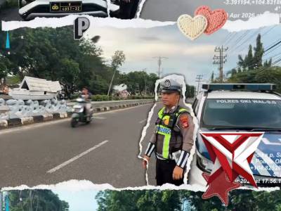 PATROLI SORE SATLANTAS POLRES OKI