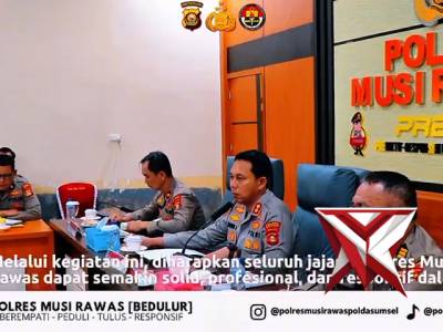 Gelar Opsnal Bulanan Polres Musi Rawas Kegiatan Gelar Operasional (Opsnal) bulanan Polres Musi Rawas - PoliceTube