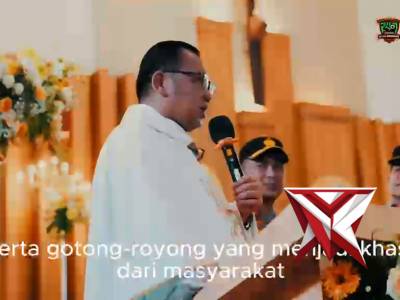 Kapolda Sumatera Selatan meninjau langsung pengamanan puncak perayaan Paskah 2026