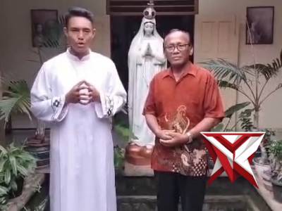 Ucapan terimakasih dari gereja santa maria