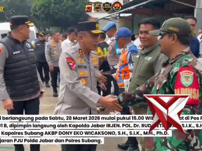 egiatan pengecekan dan peninjauan rest area sepanjang Tol Cipali