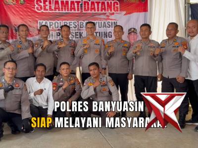 Kunker kapolres banyuasin ke polsek betung