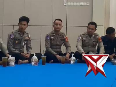 Doa bersama satlantas polres ogan ilir