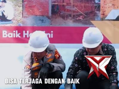 meresmikan Panti Asuhan Cahaya Anugrah Abadi sekaligus melakukan peletakan batu pertama (groundbreak