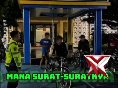 GIAT PENERTIBAN BALAP LIAR & KNALPOT BRONG Polres Pacitan terus hadir untuk menjag - PoliceTube