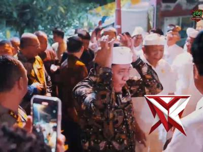 Kapolda Sumatera Selatan Irjen Pol. Dr. Sandi Nugroho menghadiri perayaan Dharma Santi Hari Suci