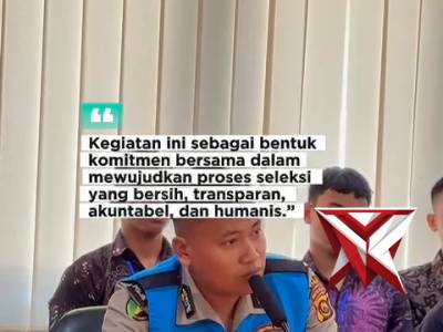 Kapolda Sumatera Selatan Irjen Pol DR Sandi Nugroho melaksanakan giat Fakta Integritas Polri 2026