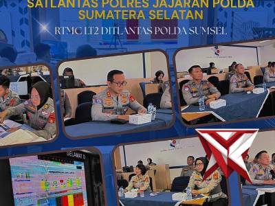 Kegiatan Analisa dan Evaluasi (Anev) Triwulan I dilaksanakan oleh Ditlantas Polda Sumatera Selatan